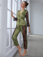 Load image into Gallery viewer, legant Satin Pajama Set
