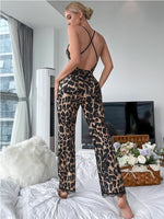 Load image into Gallery viewer, Leopard Print Mesh Romper
