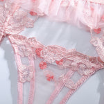 Load image into Gallery viewer, Floral Lace Sensual Lingerie Set

