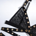 Загрузить изображение в средство просмотра галереи, Leopard Goth Bandage Lingerie
