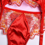 Cargar imagen en el visor de la galería, Fancy Floral Red Bilizna Set
